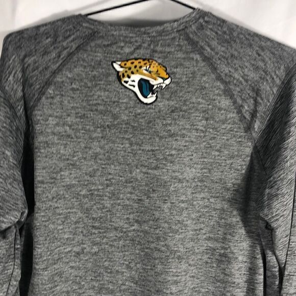 NFL MSX by Michael Strahan Heathered Gray Jaguars Performance Long Sleeve Tee - Picture 5 of 7